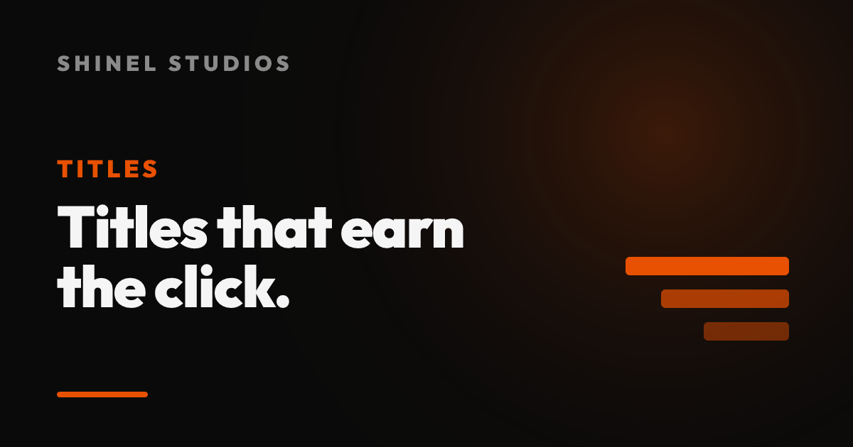 How to Write YouTube Titles That Get Clicks (7 Formulas + Examples)
