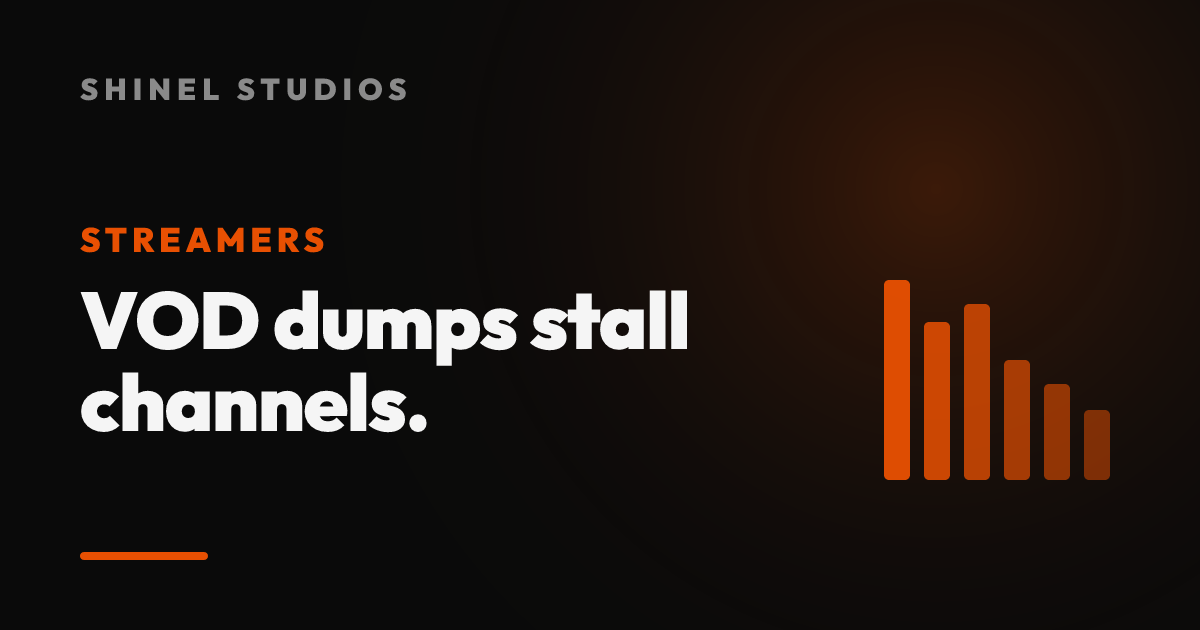 VOD Dumps vs Edited Uploads: Why Streamers' YouTube Channels Stall