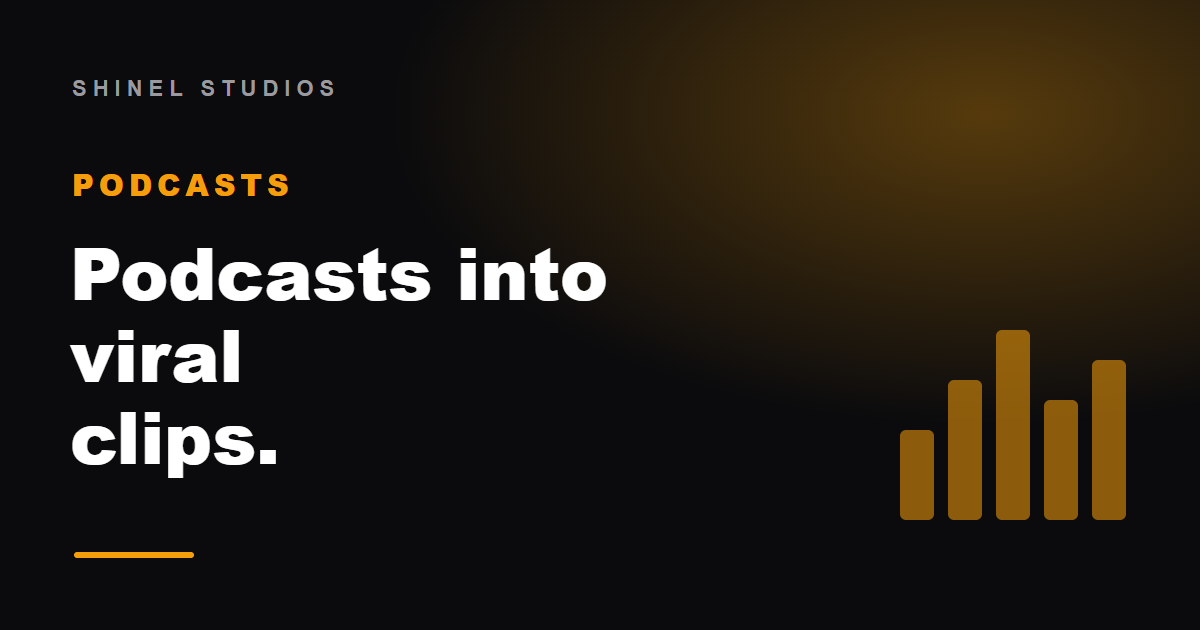 Podcast Editing & Clip Repurposing